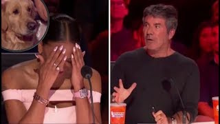 Simon Cowell RIPS Into Mel B Over Rejecting The Singing Dog! | America's Got Talent 2018