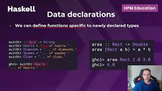 Introduction to Haskell - Part 7 (Defining Custom Types, Algebraic Data Types)