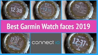 Best Garmin Watch faces from Connect IQ 2019 edition - For Fenix 6 Fenix 5, Forerunner, Vivoactive 3