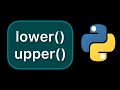 Simple example of the lower() and upper() functions in Python #Shorts