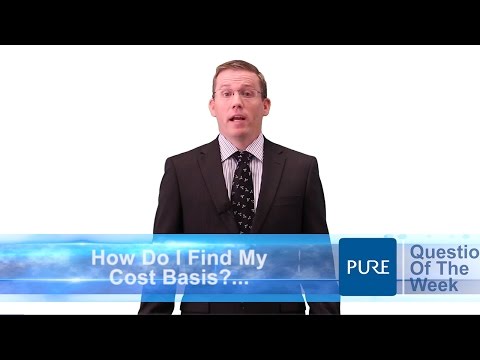 How do I Find My Cost Basis? How do I Find My Cost Basis?