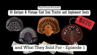 50 Antique \u0026 Vintage Cast Iron Seats and What They Sold For at Auction! Episode 1