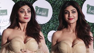Bombshell Shilpa Shetty Looking Hot & $exy In Off Shulder Dress Arrive At Livaeco Global Awards 2021