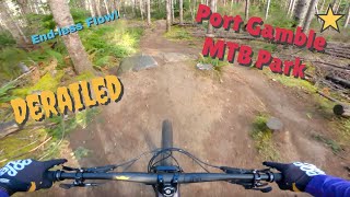 Port Gamble Mountain Bike Park, Trail: Derailed.  Mountain Biking