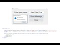 Using Label, TextBox, Button and MessageBox in VB.Net