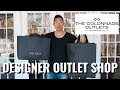 75% OFF DESIGNER OUTLET SHOPPING! GUCCI YSL & MORE | Shop With Me - Levitate Style