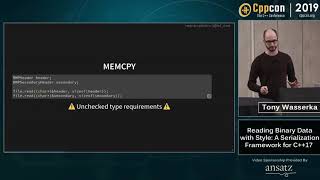 Reading Binary Data with Style: A Serialization Framework for C++17 - Tony Wasserka - CppCon 2019