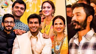 Dhanush & Anirudh at Soundarya Rajinikanth Wedding Reception | Vishagan Vanangamudi | Marriage Video