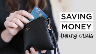 Minimalist MONEY SAVING Tips | How to SAVE Money During a CRISIS