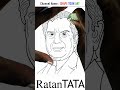 ratan tata drawing tribute to ratan tata ratan tata pencil drawing shorts ratantata drawing