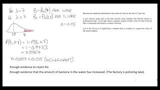 12RGA FS1 - Q2 - Poisson Hypothesis Testing