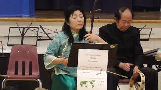 Japan Chinese Orchestra performs at Parkallen School in Edmonton, Canada