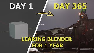 1 Year of Learning Blender (Progress & Result)