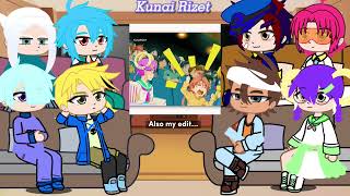 Buddyfight reacts part 1/? [] Kunai Rizet[]3k special! []