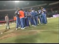 ambreesh kichcha sudeep darshan celebrates the ccl match winning moment