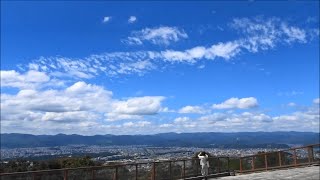 将軍塚青龍殿から京都一望 Panoramic view of Kyoto from Shogunzuka-Seiryuden