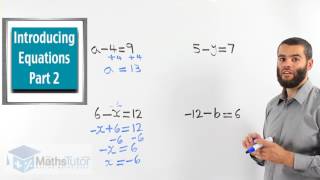 55 Introducing Basic Equations Part 2