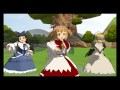 【東方mmd】　光の3妖精に おちゃめ機能を踊ってもらいました。