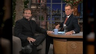 David Letterman Gets Emotional Remembering Robin Williams