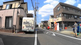 【自転車車載】足立区島根～足立栗原北郵便局～栗原立体交差(地下道・歩道)～ローソンストア100足立栗原店～東武スカイツリーラインのトンネル～栗原一丁目～六六通り～足立区島根(2020/08/14)