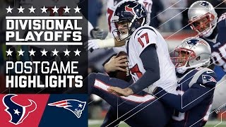 Texans vs. Patriots | NFL Divisional Game Highlights