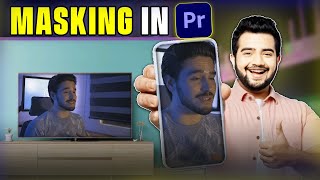 How To Masking Video On TV Screen 📺 In Premiere Pro! | HK Learn