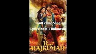 Saree Ke Fall Sa | Video Song | Shahid Kapoor | Sonakshi Sinha | Lyrics | Indonesia