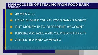 Former Sumner County Food Bank director indicted on theft, prostitution charges