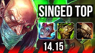 SINGED vs AATROX (TOP) | Rank 4 Singed, 9/3/8 | VN Challenger | 14.15