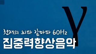 천재의 주파수 60Hz 감마파 음악 | 집중력 향상