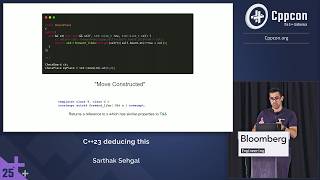 Lightning Talk: Cut the boilerplate with C++23 deducing_this - Sarthak Sehgal - CppCon 2025