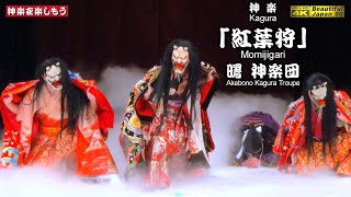 🏆永久保存版✏️演者名入👹神楽祭～佐伯区民文化センター⑪👹神楽「紅葉狩」曙神楽団💓素晴らしい神楽力と囃子と力強さとステージで最高級の感動なり🎉📸撮りたて新鮮📸２台カメラ特別編集📅2024年11月24日