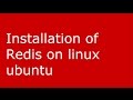 Installation of redis on linux ubuntu