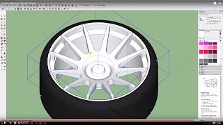 Google Sketchup Tutorial: Wheel