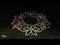 தை கிருத்திகை சிறப்பு பூ கோலம் 7to4dots flowerrangoli