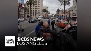 2 members of "minibike gang" arrested for attacking actor Ian Ziering on New Years Eve in Hollywood