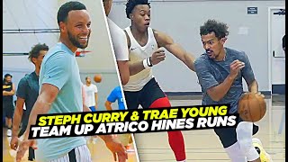 Steph Curry & Trae Young TEAM UP at Rico Hines Runs!! EPIC Backcourt Duo!