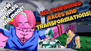 NEW Dragon Ball Z Final Stand Races and Worlds confirmed! | DBZ Final Stand Remastered