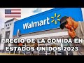 Precio de la comida a 2023 #EstadosUnidos #Wal-Mart #unlatinoxelmundo #costodelacomidausa