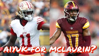 Will the 49ers Trade Brandon Aiyuk to the Commanders for Terry McLaurin?
