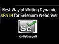 Selenium Tutorial for Beginners || How to Write Dynamic XPath in Selenium WebDriver