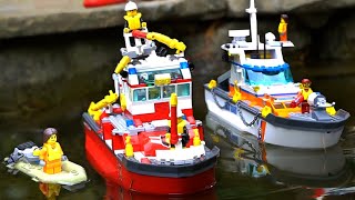 Pretend Play with Lego City Boats COMPILATION | Skits & Toy Vehicles for Kids | Jack Jack Plays