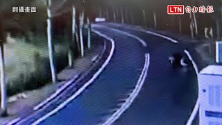 彰139線20K再傳車禍 男大生過彎失控摔車送醫不治 (翻攝畫面)