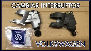 EXTRAER BOMBIN DE ENCENDIDO y CLAUSOR DE ARRANQUE  VW golf jetta vwt4 rabbit eurovan