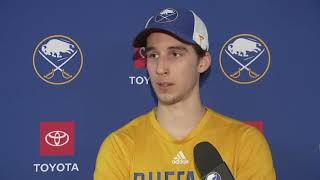 Dylan Cozens Postgame Interview vs Colorado Avalanche (1/30/2022)