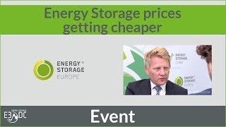 Energy Storage prices getting cheaper