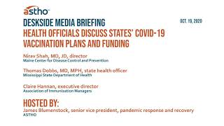 Health Officials Discuss States’ COVID-19 Vaccination Plans and Funding