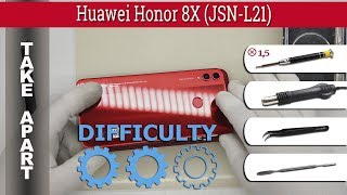 How to disassemble 📱 Huawei Honor 8X (JSN-L21) Take apart