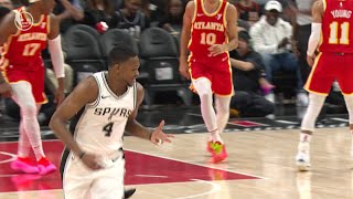 De'Aaron Fox Scores His First Bucket As A San Antonio Spur! 👀 | February 5, 2025