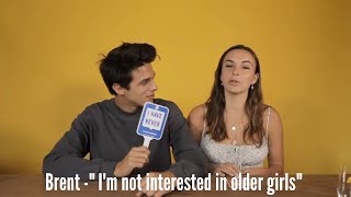 Brent says he would never date someone older than him ||Saylor||